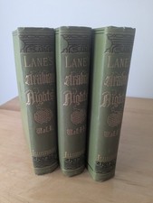 ILLUSTRATED ARABIAN NIGHTS Lane Translation, 3 volumes, Chatto &Windus 1889 