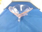 Rare Vintage Pink Depression glass Lancaster Jubilee 3 Footed bowl 3"H x 6.25”W