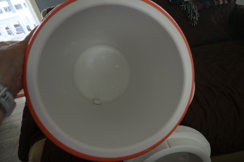 Igloo Beverage Cooler 5 gallon orange and white made in USA - Picture 11 of 13