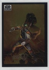 2022 Chrome Star Wars Galaxy Boba Fett Darth Vader An Enemy of the Empire 12zm