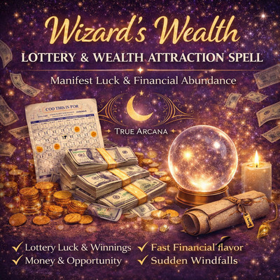 Lottery Luck Spell   Win-Focused Chance & Fortune Alignment, Lotto   True Arcana