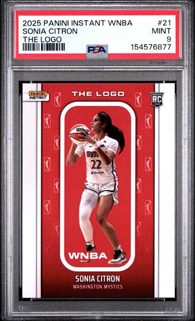 2025 Panini Instant Wnba The Logo #21 Sonia Citron Rookie RC PSA 9