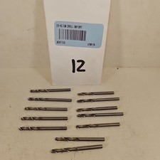 NEW LOT OF 12 RAPIDKUT DRILL BITS AE81129 HS SM DRILL IMPORT MADE IN USA