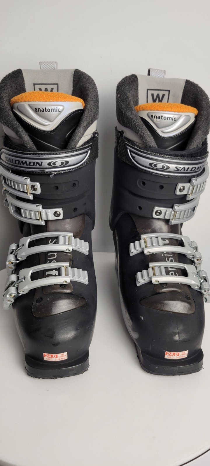 scarponi da sci donna salomon performa 7.0 neri
