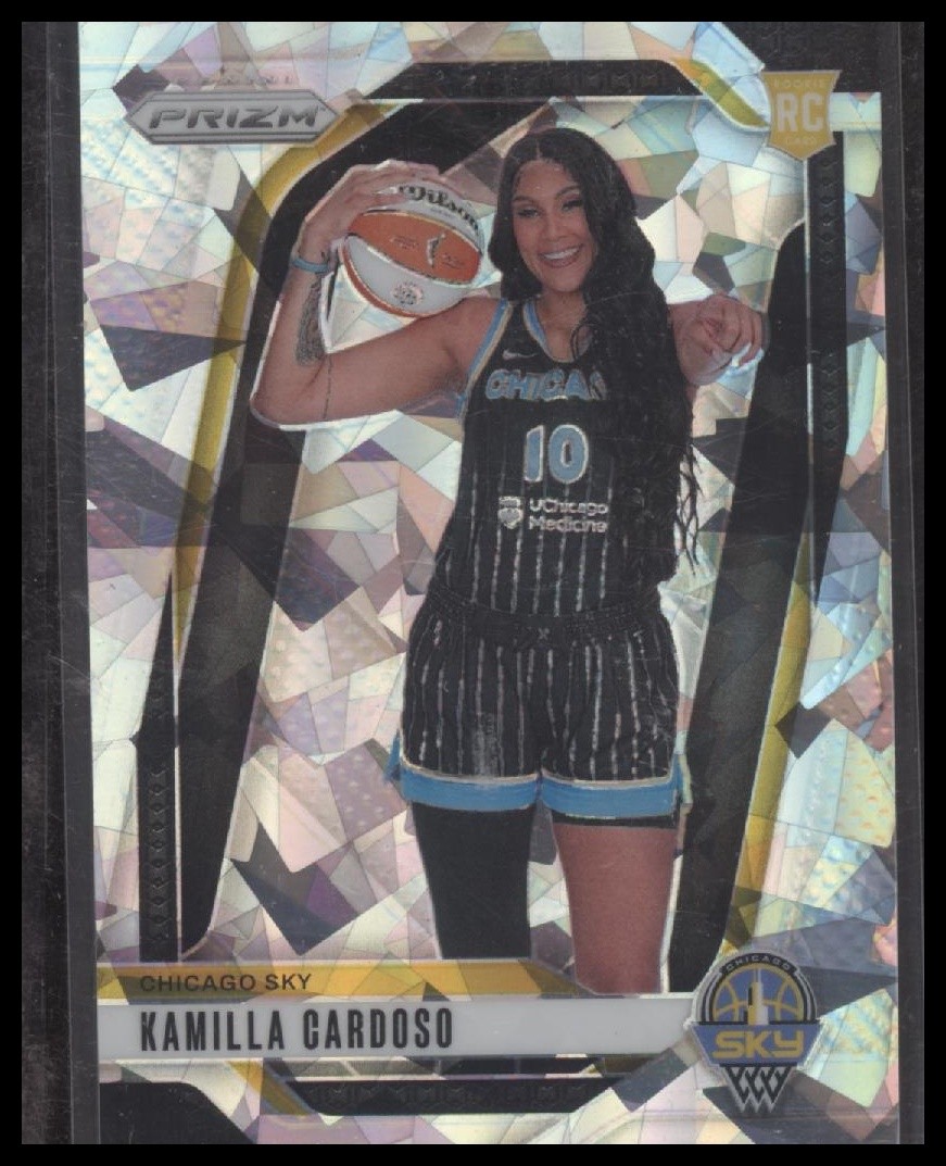 2024 Panini Prizm WNBA #149 Kamilla Cardoso Ice Prizms