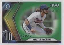2022 Bowman Chrome Scouts Top 100 Green Refractor 59/99 Austin Martin 0l0m