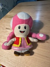 Toadette SUPER MARIO BROS. 8 inch Plush Official San-Ei 1450 Plushie used