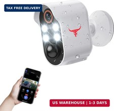 1080P Wireless Security Camera Outdoor, Battery Powered, AI Human Detection, Col