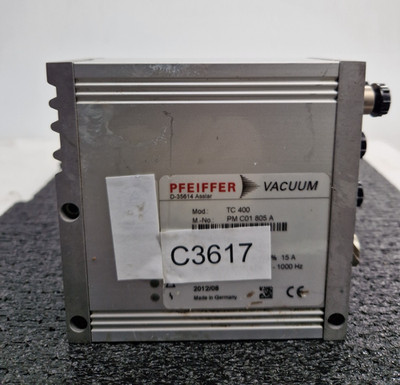 PFEIFFER VACUUM TC 400 M:No;PM C01 805 A    C   3617   181