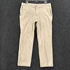 Columbia ROC Pants Mens 38x30 Beige Regular Fit Stretch Outdoors Hiking Cargo