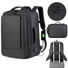 Men Women Laptop Backpack Briefcase Waterproof Large Rucksack Travel Bag Handbag