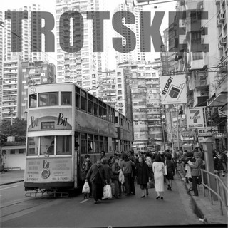 Larger Negative HONG KONG Double Decker Tram Strassenbahn 50 c1968