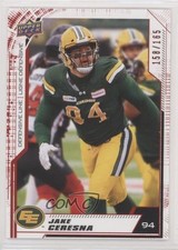 2020 Upper Deck CFL Red 158/165 Jake Ceresna #13 o1h