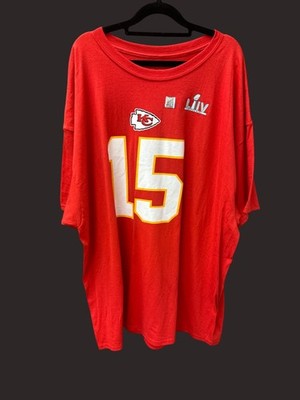 Patrick Mahomes Kansas City Chiefs Super Bowl LIV T-Shirt 3XL NFL Team Apparel