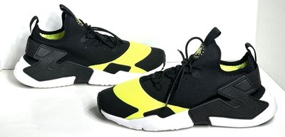 Nike Air Huarache Drift Sneakers Size 7 Youth US Black/Volt (943344-700) NEW!!