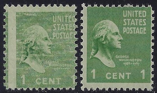 804 - 1c error múltiple / EFO Underinked & Misperf "Prexie" como nuevo NH