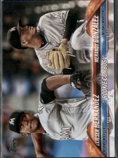 Elieser Hernandez / Merandy Gonzalez RCOM, 2018 Topps Update Miami Marlins #US77
