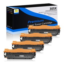 Cartucho de tóner 4PK CE410X 305X para impresora HP LaserJet Pro 300 color MFP M375nw