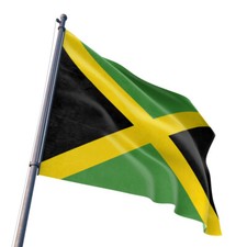 90 150cm Polyester Jamaica 3' x 5' Jamaican National Flag Banner Indoor Outdoor