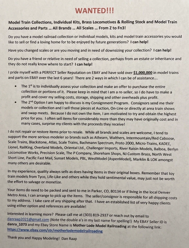 Atlas O Gauge #6937 7' Signal Cable w/6 Pin Modular Connectors NIP! - Image 4 of 4