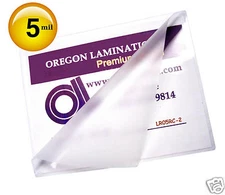 200/pack Letter size 5 Mil Hot Laminating Pouches 9 x 11-1/2 Clear 9x11.5