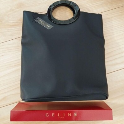 バッグ CELINE CIRCLE LOGO NYLON SHOULDER BAG Celine Circle Logo Nylon Shoulder Bag | eBay