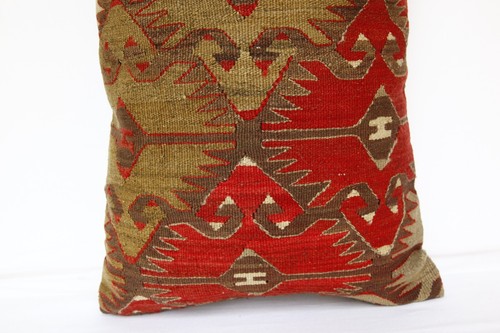 Almohada 16x24, almohada bohemia, almohada Kilim, almohada vintage, estuche cojín lumbar - Imagen 6 de 10
