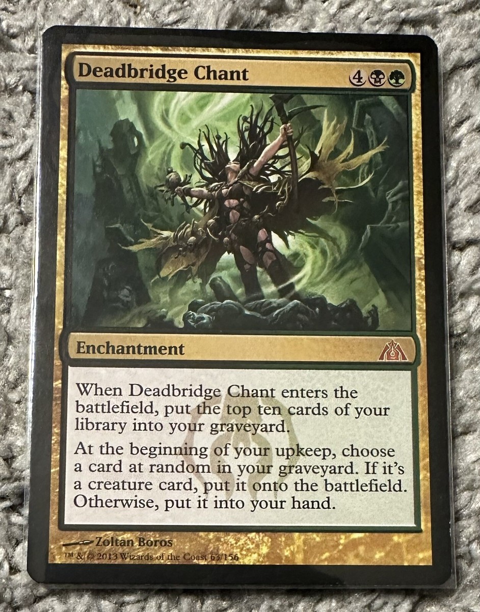 mtg dragon's maze best cards MTG - Deadbridge Chant - Dragon's Maze