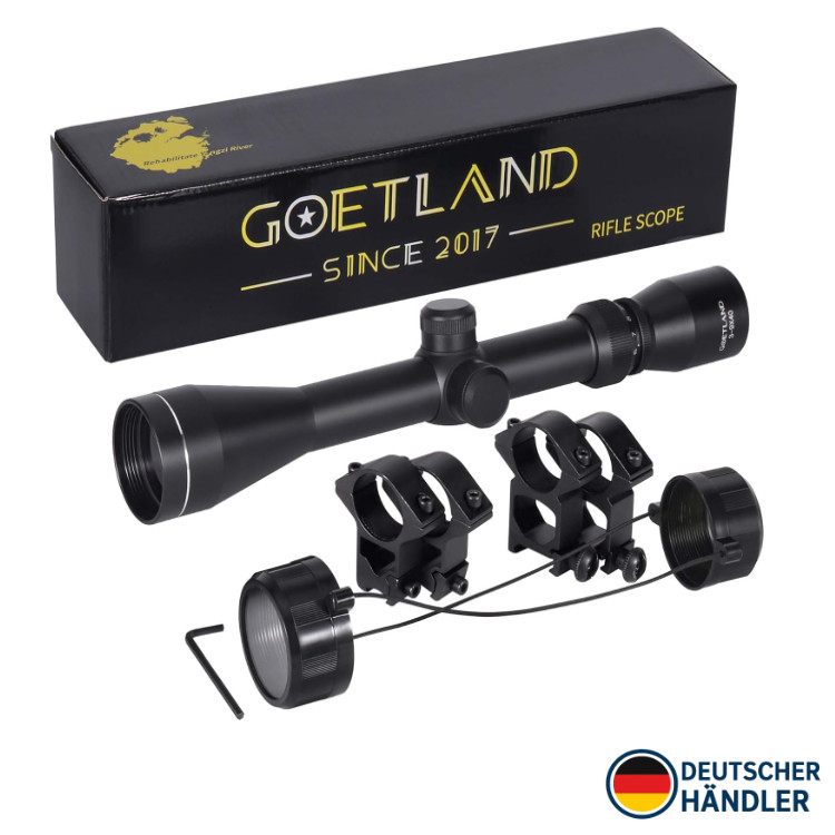 3-9x40 Zielfernrohr R4 Absehen Luftgewehr Airsoft Optik Montage