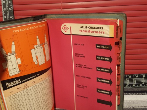 AC Switchgear, Circuit Breakers, Transformers, Electronics, Reference Binder - Picture 9 of 10
