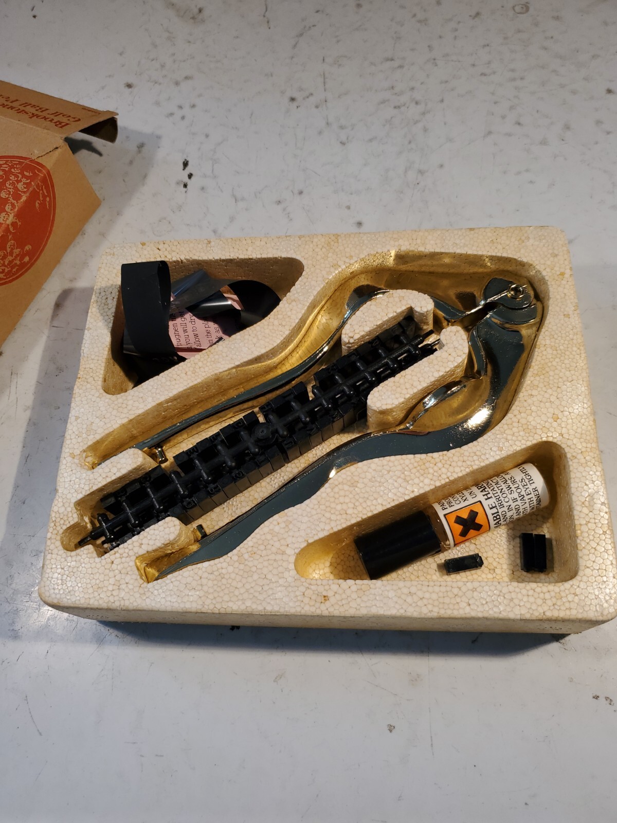 Brookstone Golf Ball Monogramming Personalizer identify your golf ball