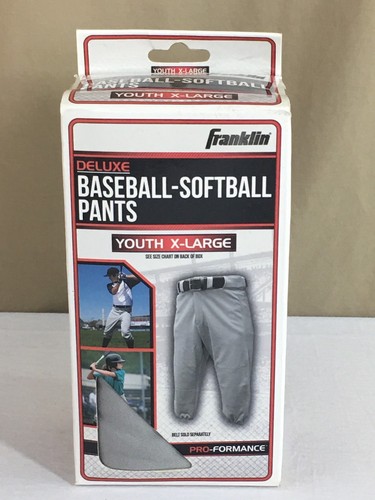 Franklin - Pantaloni da baseball softball Deluxe - GRIGIO - Youth X-Large - Pro-Formance - Foto 1 di 7