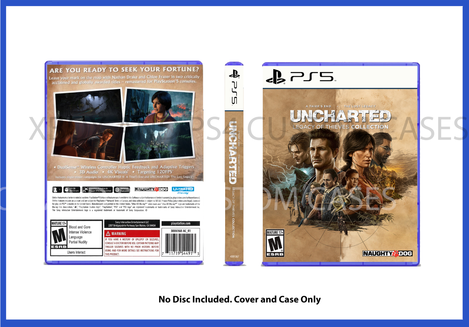 PS5 CD UNCHARTED LEGACY OF THIEVES COLLECTIO-Free Deilivery Call  /Viber:9452004
