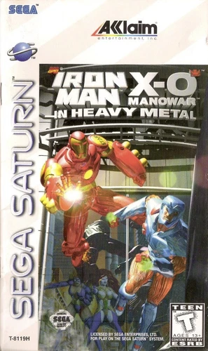 Iron Man X-O Manowar in Heavy Metal (Sega Saturn, 1995) Disk Only NM Tested!