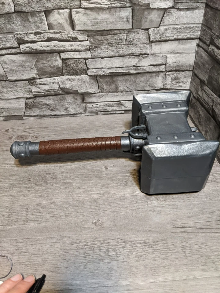 World Of Warcraft 15.5" DOOM HAMMER Halloween Juegos con disfraces Juguete utilería Medieval Thor Foto 2 de 4