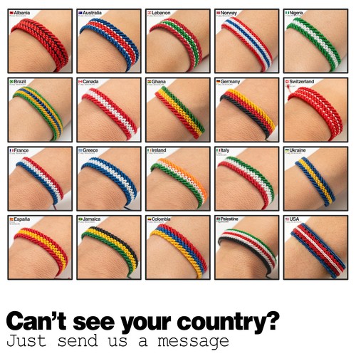 Germany Flag, Gift for Men, Friendship Bracelet, Waterproof, Ve... - Picture 8 of 16