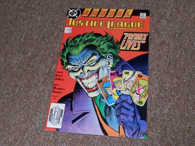 1988 JUSTICE LEAGUE PRIVATE LIVES Comic Book #2-Joker Cover-Nice!!!