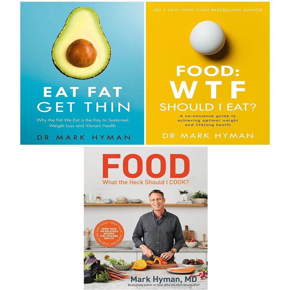 Food What the Heck,Food: WTF Should I ?,Eat Fat Get Thin 3 Books Set Paperback