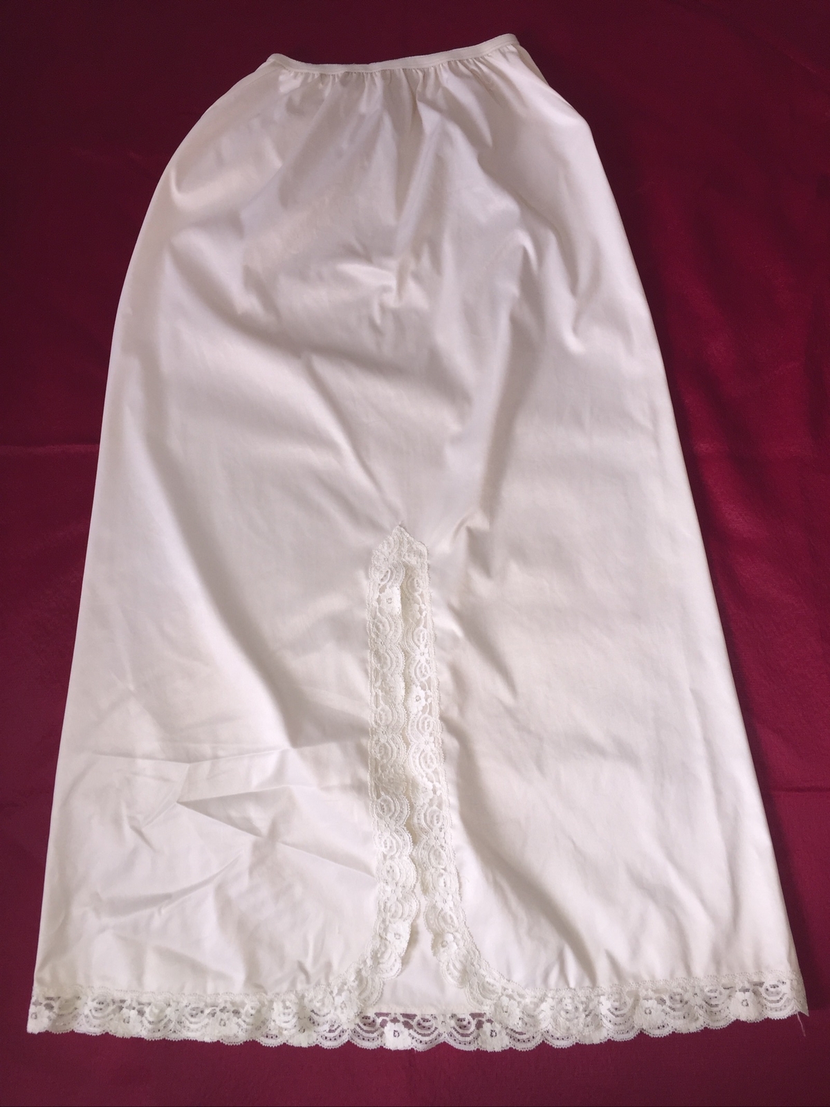 Vintage Shadowline Nylon Half Long SLIP Lingerie Clas… Gem