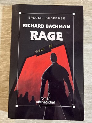 Stephen King Richard Bachman | Rage | Albin Michel 1990 | Guter Zustand