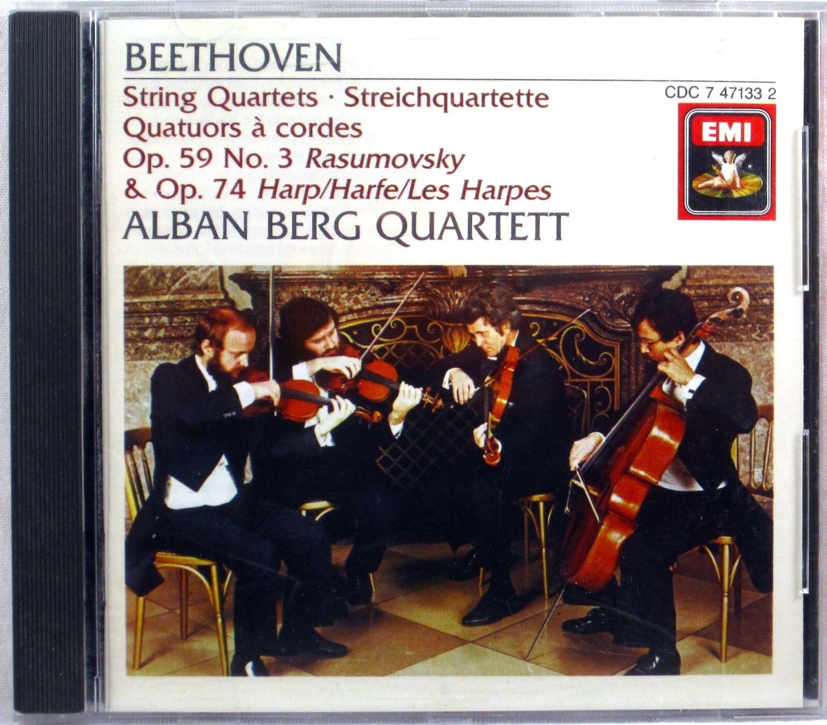 EMI Beethoven ALBAN BERG QUARTETT #9 & #10 (CD, 1985, JAPAN) CDC-7