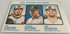 2022 Topps Heritage Baseball Mike Baumann Baltimore Orioles rookie card #72