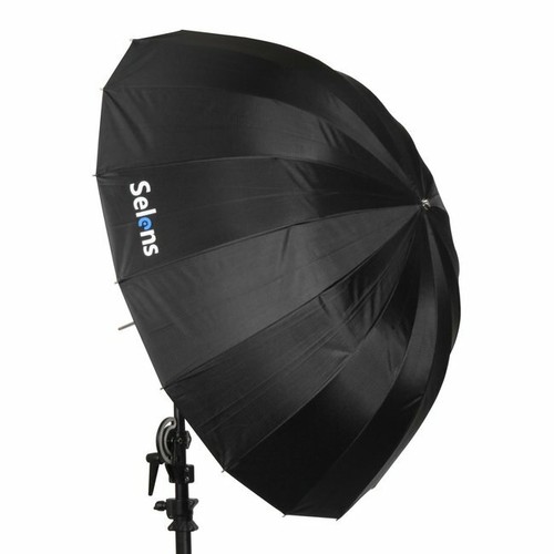 Selens 51" Parabolic Reflective Umbrella Softbox w/Diffuser Photo Studio Flash - Picture 8 of 12