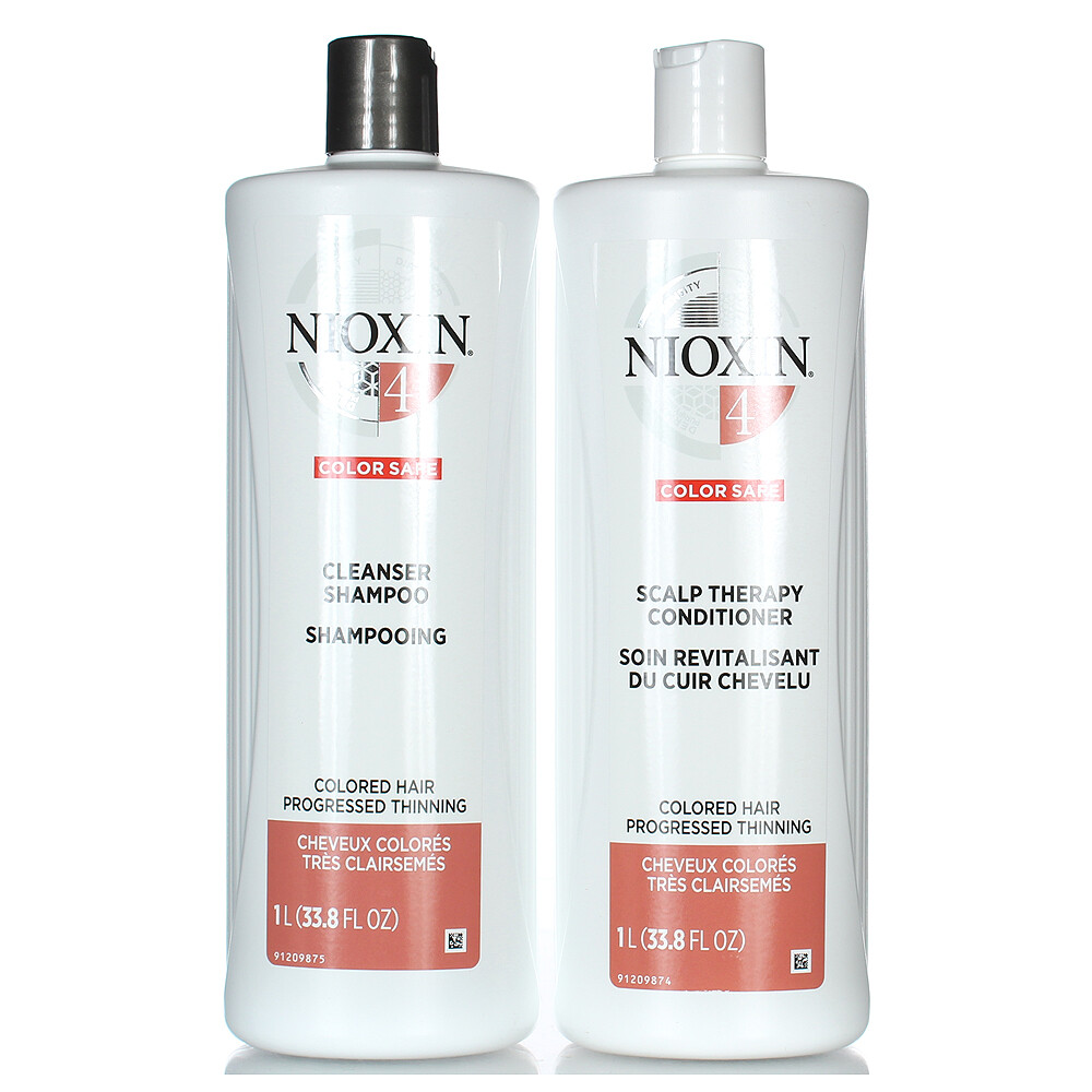 Nioxin System 4 Shampoo & Conditioner 33.8oz/1L PRO DUO | eBay