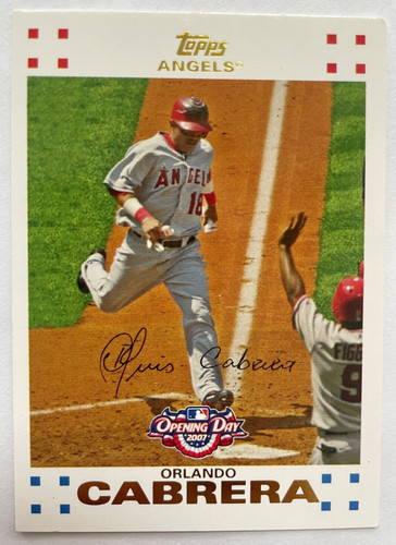 2007 Topps Opening Day Orlando Cabrera #131 card