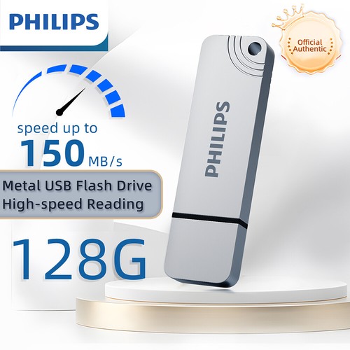 Philips USB 3.2 Flash Drive 128GB High-Speed Waterproof Metal Pen Drive for PC - 第 10/12 張圖片