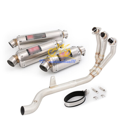 For Triumph Trident 660 2021-2023 Exhaust Silencer Muffler Connecting Front Pipe