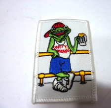 Vintage Retro Style Iron on Patch Appliqu  '' PARTY ANIMAL''