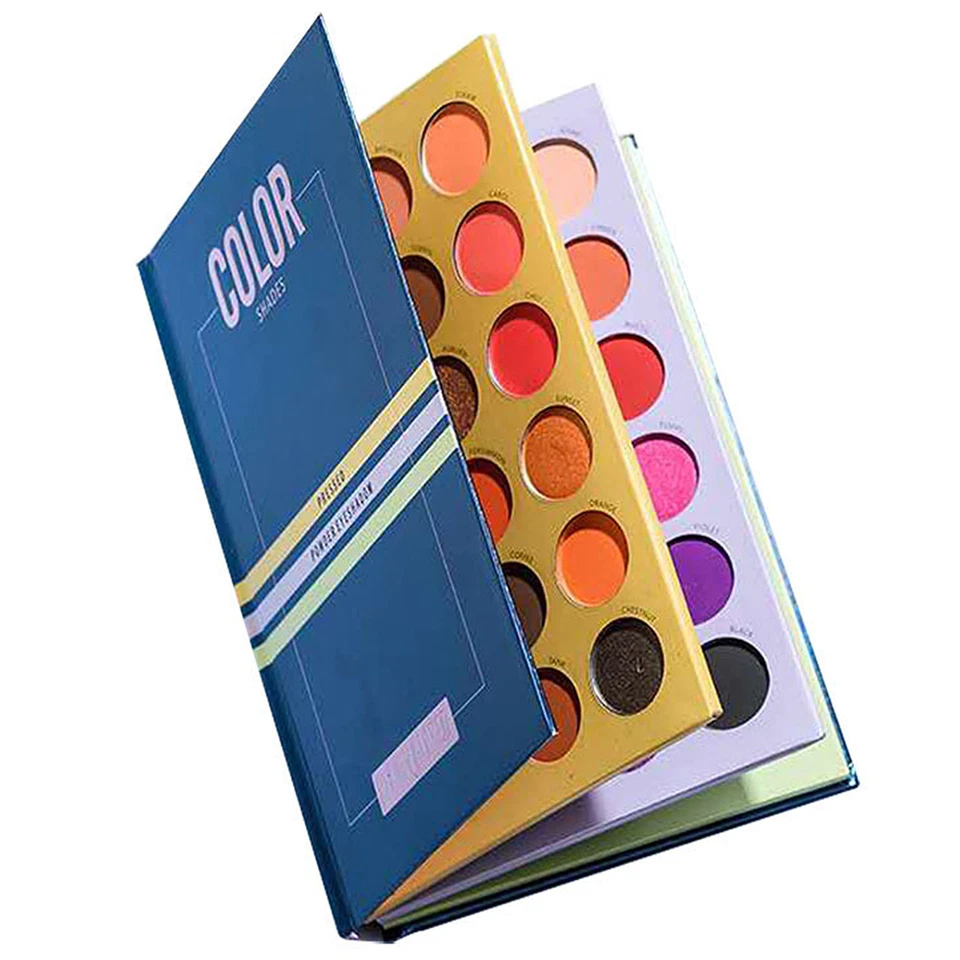 72 Colors Pro Shimmer Matte Eye Shadow Book Design Eyeshadow Palette Makeup Set - Image 2 of 4