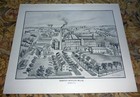 Sawyer Woolen Mills - Dover, New Hampshire Antique Art Print (1892)